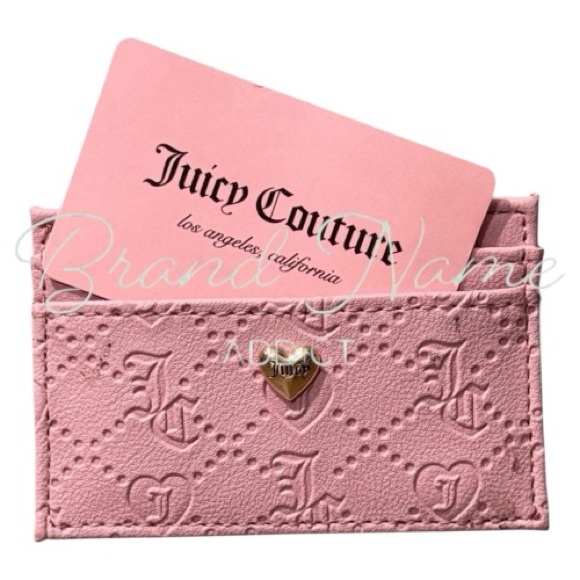 Juicy Couture Pink Quilted Card Holder Wallet - Picture 4 of 4